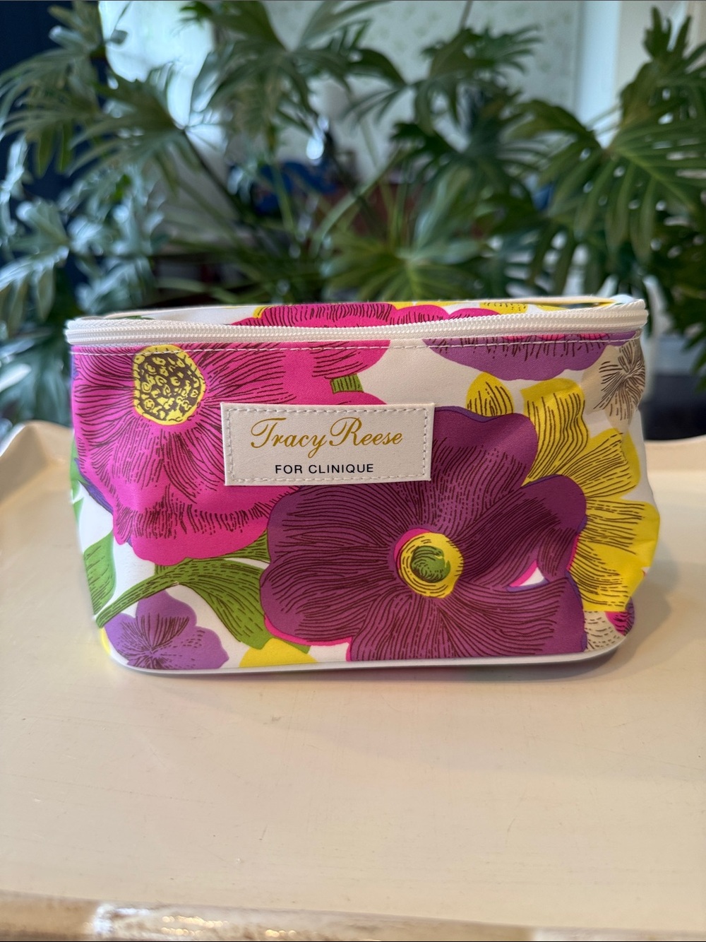 Clinique Tracy Reese Floral Cosmetic Bag - Travel Pouch